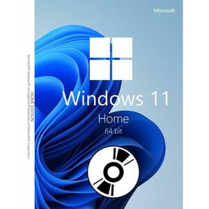 Microsoft Windows 11 Home, 64 bit, Multilanguage, MAR, DVD imagine