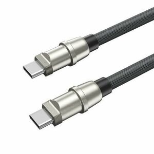 Cablu Date si Incarcare USB-C - Lightning BWOO, 27W, 0.3m, Negru imagine