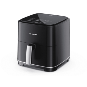 Friteuza cu aer cald Sharp AF-GS552A, 5.5 l, 1650 W, 8 programe, Temperatura 80-200 C, Timer 60 minute (Negru) imagine