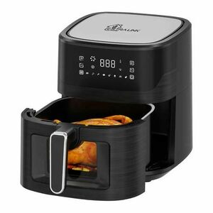 Friteuza cu aer cald Extralink Smart Life SJ-650, 6.5 l, 1600 W, Fereastra vizualizare (Negru) imagine