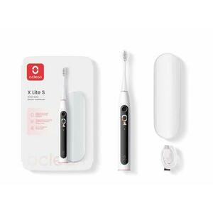Set Periuta de dinti electrica sonica Oclean X Lite, Motor Maglev 72.000 RPM, 5 moduri periaj, Autonomie pana la 40 zile, Waterproof IPX7, Carcasa calatorie (Gri) imagine