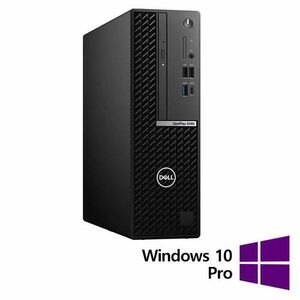 Calculator Sistem PC Refurbished DELL OptiPlex 5080 SFF, Intel Core i5-10500 3.10 - 4.50GHz, 16GB DDR4, 512GB SSD + Windows 10 Pro imagine