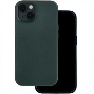 Husa MagSafe pentru Apple iPhone 15 Pro Max, OEM, Leather Mag, Verde imagine