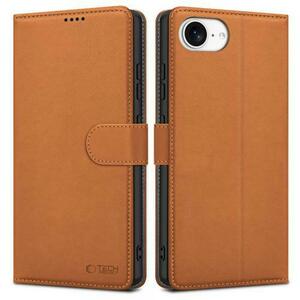 Husa pentru Apple iPhone 16e, Tech-Protect, Wallet, Maro imagine