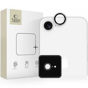 Folie de protectie Camera spate Tech-Protect CamRing Fit+ pentru Apple iPhone 16e, Sticla Securizata (Transparent) imagine