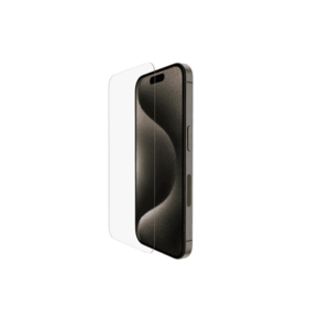 Folie de protectie, Belkin, Sticla, pentru iPhone 15 Pro, Transparent imagine
