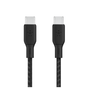Cablu de date Belkin Boost Charge Braided, USB-C/USB-C, 3 m (Negru) imagine