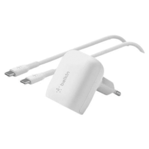 Incarcator Belkin 745883887699, USB-C, 1m, 20W (Alb) imagine