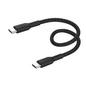 Cablu Belkin Boost Charge Braided USB-C/USB-C, 150mm (Negru) imagine
