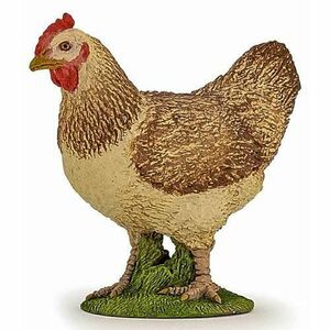 Figurina Papo Animale de la ferma, Gaina Rosie imagine