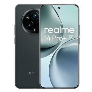 Telefon Mobil Realme 14 Pro+, Procesor Qualcomm SM7635 Snapdragon 7s Gen 3 Octa-Core, OLED 6.83inch, 12GB RAM, 512GB Flash, Camera Tripla 50 + 50 + 8 MP, Wi-Fi, 5G, Dual SIM, Android (Gri) imagine