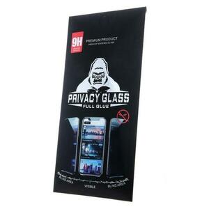 Folie de protectie Ecran Privacy OEM pentru Samsung Galaxy S25 S931, Sticla Securizata, Full Glue imagine