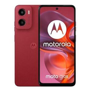 Telefon Mobil Motorola Moto G05, Procesor Mediatek Helio G81 Extreme Octa-Core, IPS LCD Capacitive touchscreen 6.67inch, 8GB RAM, 256GB Flash, Camera 50 MP, 4G, Wi-Fi, Dual SIM, Android (Rosu) imagine