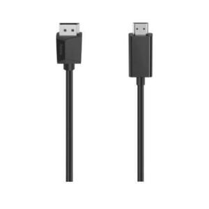 Cablu Hama 205144, DisplayPort - HDMI, Ultra-HD 4K, 1.5 m (Negru) imagine