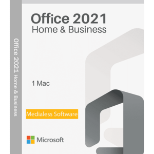Microsoft Office 2021 Home & Business, MacOS, 64 bit, Multilanguage, Bind, Medialess imagine