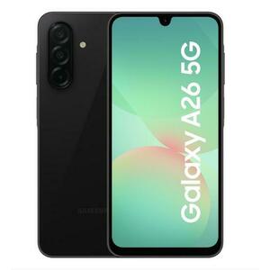 Telefon mobil Samsung Galaxy A26, Procesor Exynos 1380 Octa-Core, Super AMOLED Capacitiv touchscreen 6.7inch, 8GB RAM, 256GB Flash, Camera Tripla 50+8+2MP, 5G, Wi-Fi, Dual SIM, Android (Negru) imagine
