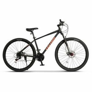 ﻿﻿Bicicleta MTB Velors Rambler V29311A 29inch, Schimbator spate Shimano Tourney TZ, Roti 29 Inch, Manete Schimbator Secventiale 21 Viteze, Frane Disc fata/spate, Negru/Portocaliu imagine