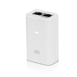 Adaptor PoE, Ubiquiti, POE-24-7W-G-WH 24V, 0.3A, 7W Gigabit (Alb) imagine