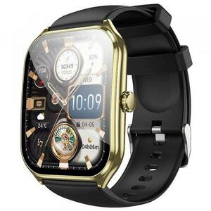 Smartwatch HOCO Y28 Call, Ecran AMOLED 1.96inch, Bluetooth, Functie apeluri, Notificari si mesaje, Ritm cardiac, Oxigen, IP67 (Auriu) imagine