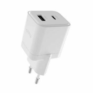 Incarcator Retea Allity ATC-01-20WAC GaN PD QC 1x USB-C 1x USB-A 20W, Alb imagine