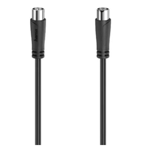 Cablu coaxial Hama 205052, 1.5 m, 90 dB (Negru) imagine