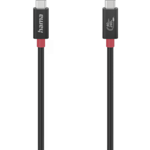 CAblu de date Hama 200779, USB-C, 240 W, 1 m (Negru) imagine
