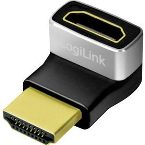 Adaptor Video LogiLink AH0007A, Angled, HDMI - HDMI, 8K (Negru) imagine