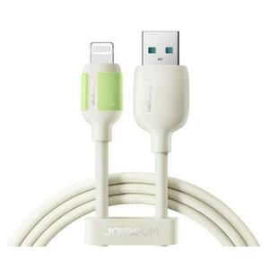 Cablu Date si Incarcare USB-A - Lightning Joyroom S-A53, 18W, 1.2m, Bej imagine
