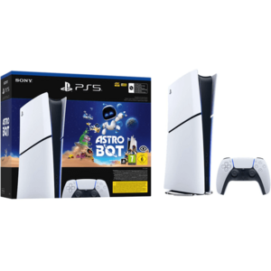 Consola Sony PlayStation 5 Slim (PS5), 1TB, Digital Edition (Alb) + Astro Bot imagine