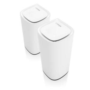 Router Wireless Linksys Velop Pro 6E MX6202 Sistem Mesh Tri-Band 2-Pack, 5400 Mbps (Alb) imagine