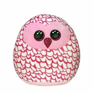 Jucarie de plus TY - Squish, Bufnita Pinky, 22 cm imagine