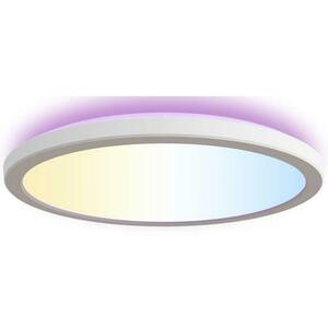 Lampa de plafon LED Calex Smart Halo 29cm, RGB, lumina alba calda, 25W, plastic, IP20, clasa E (Alb) imagine