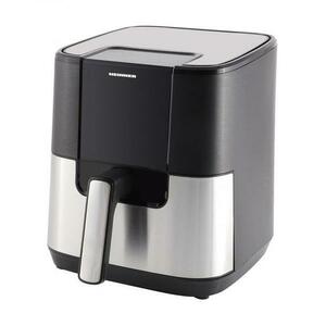 Friteuza cu aer cald HEINNER HAF-H6BKS1500, 5.5 l, 1500 W, 8 programe, Timer 60 minute, Temperatura 80-200 C (Negru/Argintiu) imagine