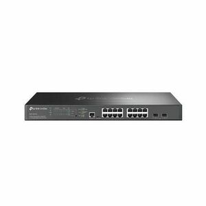 Switch rackabil cu 16 porturi Gigabite TP-Link SG3218XP-M2, 120 Gbps, 89.28 Mpps, Omada, PoE, cu management imagine