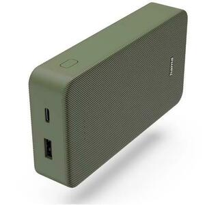 Acumulator extern Hama Colour 20, 20000 mAh, USB-C, USB-A (Verde) imagine