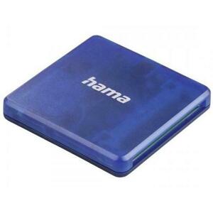 Card Reader Hama 124131, Multi-Card, USB 2.0 Tip A (Albastru) imagine