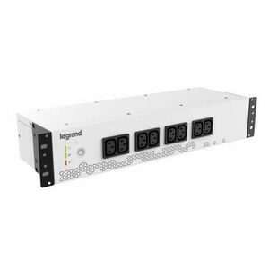 UPS Legrand Keor PDU monofazat, 800VA/480W, 8x IEC C13, technologie off- line, conexiune USB HID, capacitate baterie 12V/9AH, 230V, dimensiuni 440x150x88mm, greutate 5 kg imagine