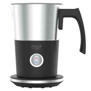 Aparat de spumat lapte Adler AD 4497, 1000 W (Negru/Inox) imagine