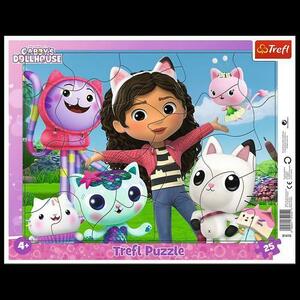 Puzzle Trefl din 25 de piese - Faceti cunostinta cu Gabby imagine