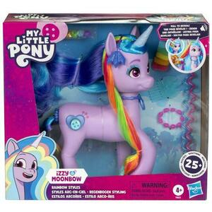 Figurina My Little Pony - Izzy Moonbow si coafurile curcubeu imagine