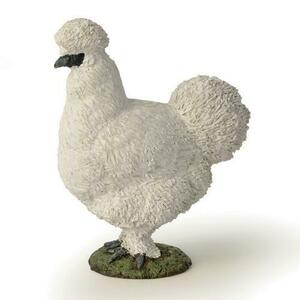 Figurina Papo - Animale de la ferma, Gaina de matase imagine