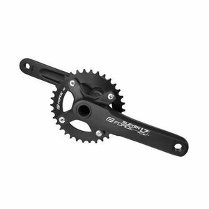 Pedalier Force Eleven 1.7+ 34T 175mm Al Black Monobloc inclus imagine
