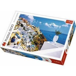 Puzzle Trefl din 1500 de piese - Santorini, Grecia imagine