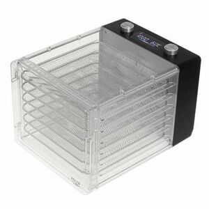 Deshidrator de alimente Adler AD 6660, 600 W, 6 tavi, Cronometru (Negru) imagine