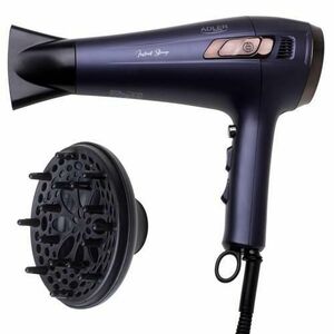 Uscator de par Adler AD 2273, 2400 W, 2 viteze, 3 setari temperatura, Difuzor volum, Concentrator de aer (Violet) imagine