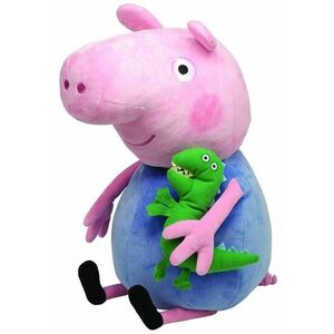 Plus Ty Beanie Buddies Peppa Pig George, 35 cm (Multicolor) imagine