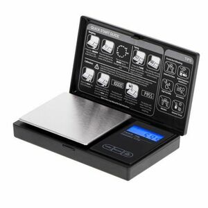 Cantar de precizie pentru bijuterii Adler AD 3176, Max 100g, Diviziune 0.01g (Negru) imagine