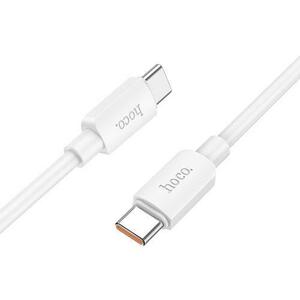 Cablu Date si Incarcare USB-C - USB-C HOCO X96, 100W, 1m, Alb imagine