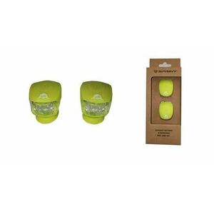 Set lumini fata/spate Sprint din silicon, Verde imagine