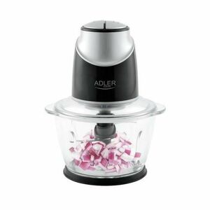 Tocator electric Adler AD 4082, 550 W, 2 viteze, Bol sticla 1.2 l (Negru) imagine